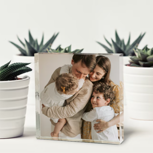 3D Akrilik Kare Blok