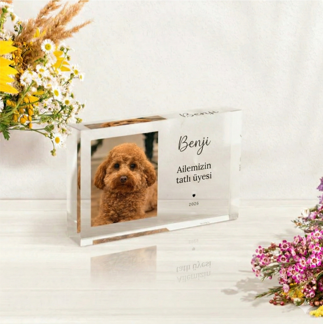 3D Akrilik Dikdörtgen Blok